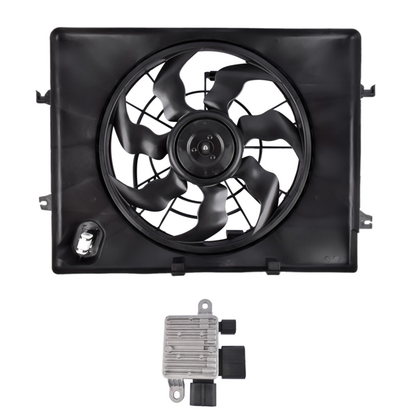 散热器风扇 Radiator Condenser Fan Assembly 253802T500 for Hyundai Sonata Kia Optima 2.4L l4-6