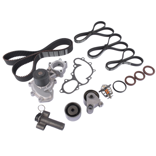 发动机正时皮带修理包 Timing Belt Kit W/ Water Pump for Toyota T100 Tacoma Tundra 4Runner 5VZFE 3.4L 1350362040 1350562070-3