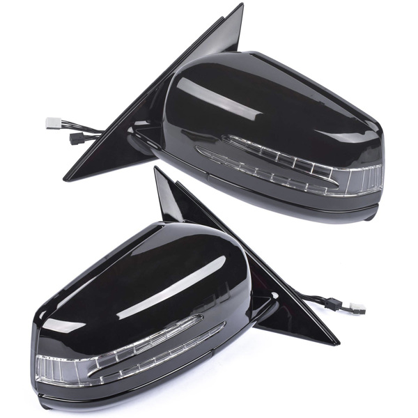 后视镜 Pair Rear View Mirrors Left & Right for Mercedes-Benz E250 E550 E400 E63 AMG E350 2010-2016 2128102076 2128101976-2