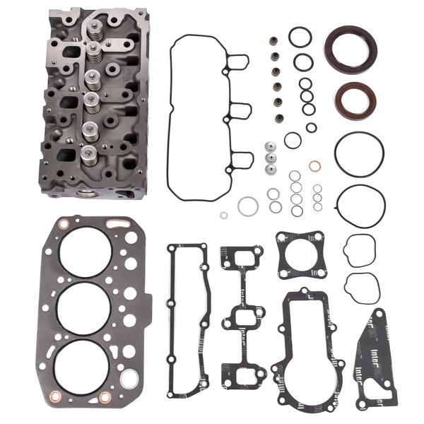 缸盖总成 Complete Cylinder Head & Full Gasket Kit for Yanmar 3TNV70 3TNV70-ASA 3TNV70-HGE 3TNV70-XBV Engine VIO10-2 VIO15-2A VIO15-3 Digger John Deere Gator XUV 850D Hitachi ZX17U-2 ZAXIS17U-2 Excavators-6