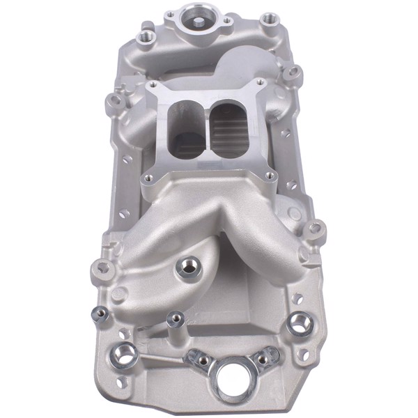 进气歧管 For Chevy Big Block V8 396 402 427 454 4-barrel Bore Oval port Dual Plane Intake Manifold Air Gap Intake Manifold 1965-1970 1-147-019 PCE147.1034 53026-2