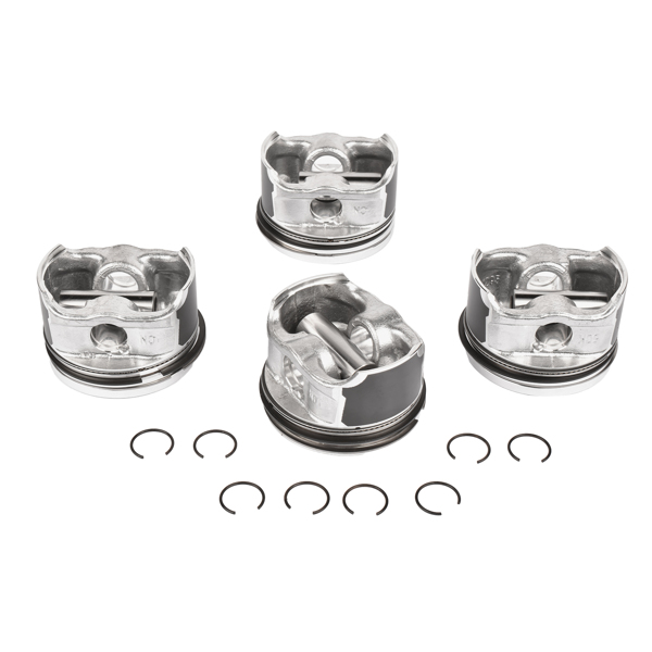 活塞环套装 4Pcs Pistons STD Set for Audi A4 TT Quattro VW Golf Bora Passat 1.8L 06B107065N-1