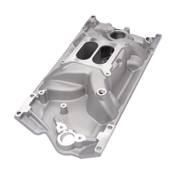 进气歧管 7116 Performer RPM Intake Manifold for Small Block Chevy Vortec Dual Plane 1500-6500 RPM-4