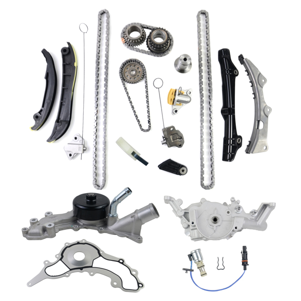 水泵套装 Timing Chain Kit Oil & Water Pump Set Fit 2011-2015 Chrysler Dodge Jeep VW 3.6L-4