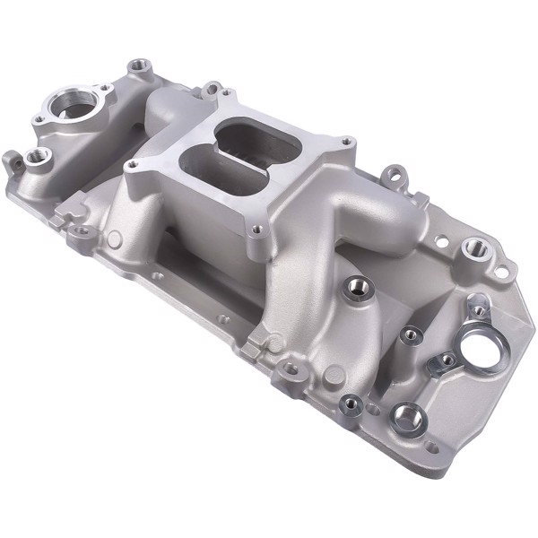进气歧管 For Chevy Big Block V8 396 402 427 454 4-barrel Bore Oval port Dual Plane Intake Manifold Air Gap Intake Manifold 1965-1970 1-147-019 PCE147.1034 53026-3