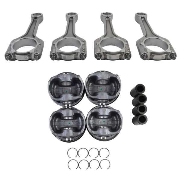 活塞 Pistons Connecting Rods 23mm Set For 2.0 TFSI Audi VW A4 Q5 Jetta GTI CAE CCTA 06H198401A 06J198401D-1