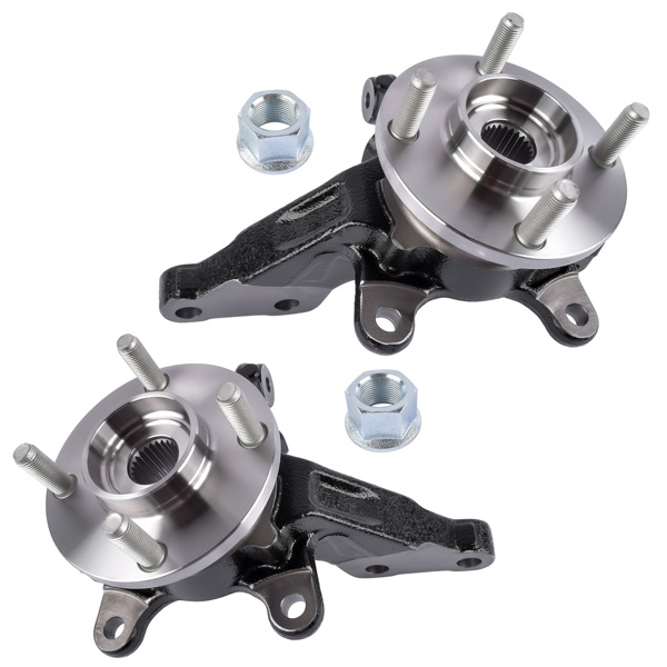 转向节总成 Front Left & Right LH & RH Wheel Bearing Hub Knuckle Assembly For Nissan Versa 1.6 S SL SV Note 1.6L L4 2014-2019 BR935010LK 9530200 BR935009LK 9530100-7