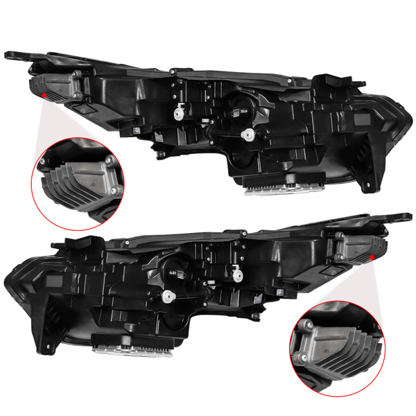 汽车大灯 2 Pcs LED Headlight Headlamp Assembly Left Right Driver & Passenger Side LH RH for 2020-2022 Cadillac CT5 2.0L 3.0L 84861524 84894831 84861525 84894832-7