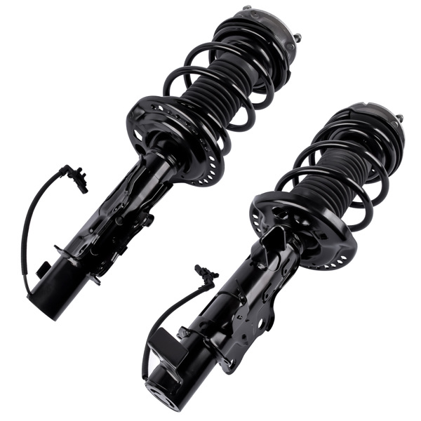 减震器 Pair Front Left & Right Shock Strut Coil Spring Assembly with Electric For Cadillac ATS 2013-2019 23247469 19300064 23247470 19300065-2