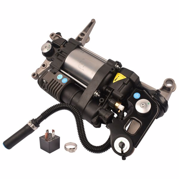 打气泵 Air Suspension Compressor Pump w/Relay For Porsche Cayenne 958/92A 2011-2018-7