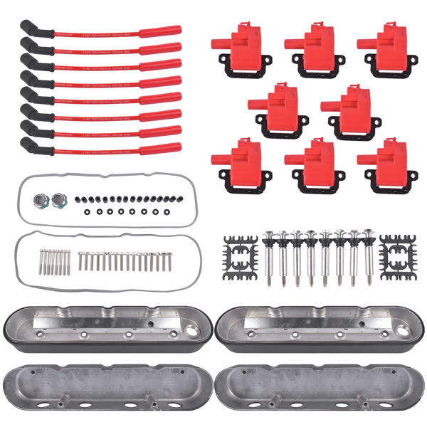 气门室盖 Engine Valve Covers Set For Chevy GM LS Engines LS1 LS2 LS3 LS6 LS7 5.3 5.7 6.0 6.2L-4