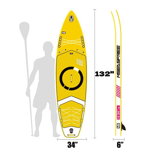 充气站立式桨板 11'x34"x6" 带配件-1