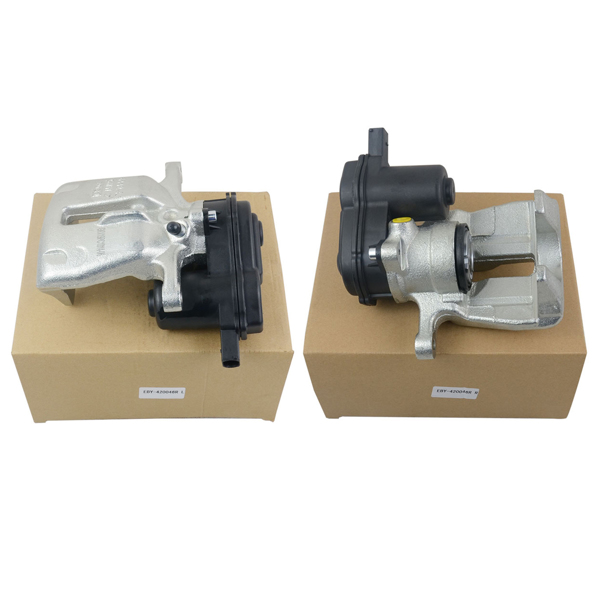 刹车钳 2x Brake Caliper w/ Parking Actuator Rear Left & Right for Audi A4 A5 Q5 2009-2012 8K0615403 8K0615404-2