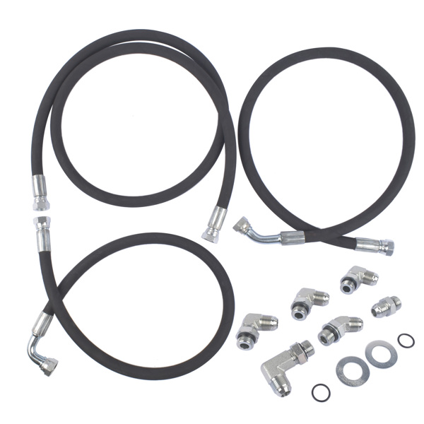 变速箱冷却管 Transmission Cooler Lines/Hoses For 2006-2010 Chevy & GMC 2500 & 3500 Applications with 6.6L LLY LBZ & LMM Duramax Diesel Engine-6