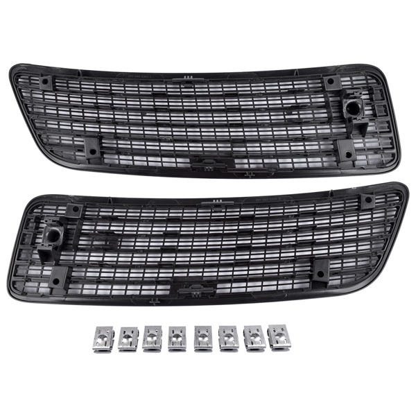 机盖风口 Pair Left & Right Side Hood Air Vent Grille Cover for Mercedes W221 S550 2007-2013-6