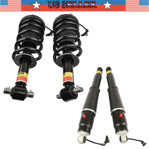  减震器 2 Front Strut Assys + 2 Rear Shock Absorbers for Cadillac Escalade Chevrolet Suburban Tahoe GMC Yukon 2015-2020 84977478 23151122 23290660-5