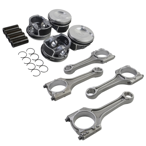 活塞 Pistons Connecting Rods 23mm Set For 2.0 TFSI Audi VW A4 Q5 Jetta GTI CAE CCTA 06H198401A 06J198401D-9