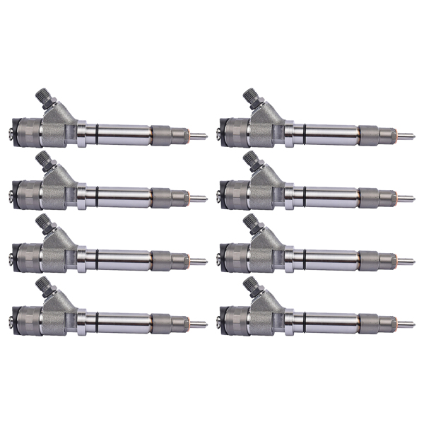 柴油喷油器 Set of 8 Diesel Injectors For GMC Savana Sierra Chevrolet Express Silverado 2500 3500 2006-2007 6.6L-2