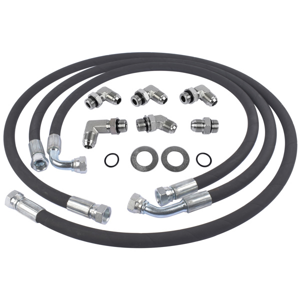 变速箱冷却管 Transmission Cooler Lines/Hoses For 2006-2010 Chevy & GMC 2500 & 3500 Applications with 6.6L LLY LBZ & LMM Duramax Diesel Engine-1