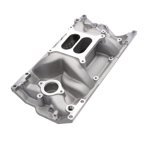 进气歧管 7116 Performer RPM Intake Manifold for Small Block Chevy Vortec Dual Plane 1500-6500 RPM-7