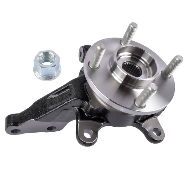 转向节总成 Front Left LH Wheel Hub Bearing Knuckle Assembly Fits for Nissan Versa 1.6 S SL SV Note 1.6L L4 2014-2019 BR935009LK 9530100-5