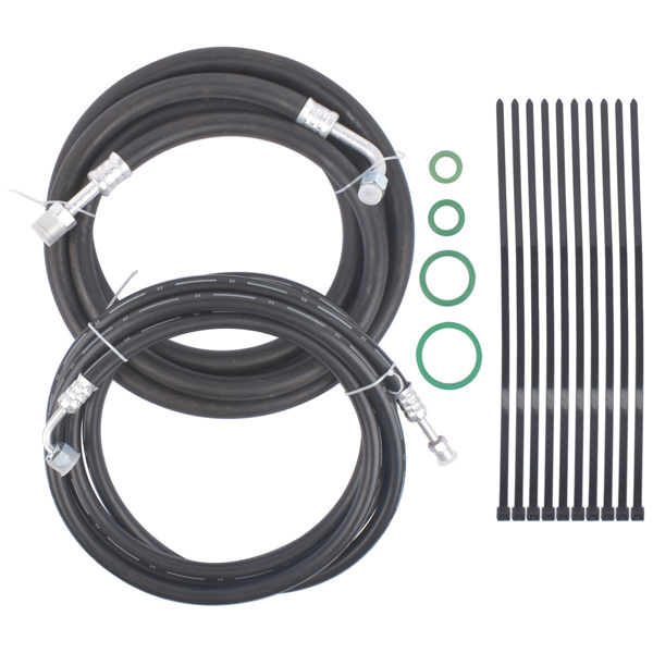 交流管路组空调软管 For Chevrolet Suburban 1500 Tahoe GMC Yukon 1994-1999 Rear Aux A/C Hoses Lines Kit 15006283-4