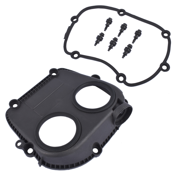 正时盖 Front Upper Timing Cover For Audi VW 1.8 2.0 TSI 15-23 06K103269F CNC DHHA CJE 06K103269F 06K103269D-4