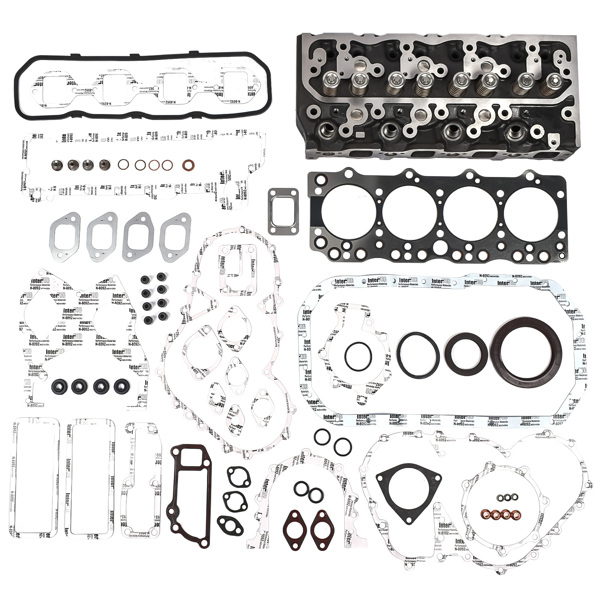 缸盖总成 Cylinder Head & Gasket Set for Isuzu NPR NQR Truck 1992-1998 w/ 4BD2 3.9L Engine-1