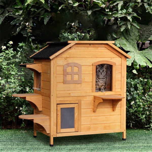 猫舍/木制猫屋 （ Amazon Shipping）（WalMart禁售）（周末不发货）-7