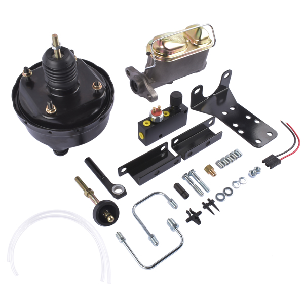 刹车总成 Power Brake Booster Conversion Kit for Ford Mustang 64-66 Adjustable Block Valve-2