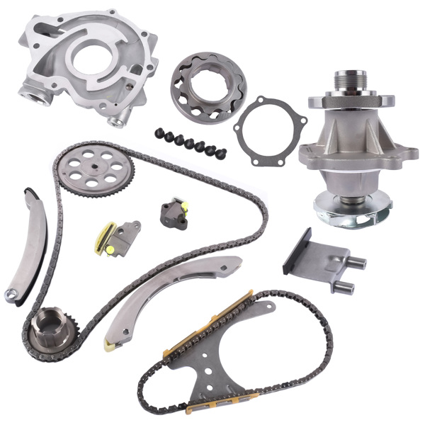 正时链条套装 Timing Chain Kit + Water Pump + Oil Pump For Chevy Colorado GMC Canyon Hummer H3 Isuzu i-290 i-370 2.9L 3.7L-3