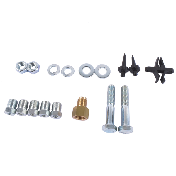 刹车总成 Power Brake Booster Conversion Kit for Ford Mustang 64-66 Adjustable Block Valve-6