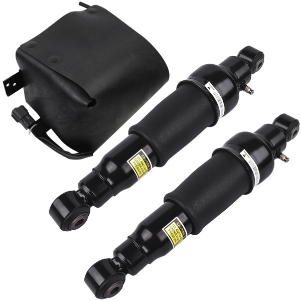 减震器 Rear Air Shock Absorbers + Compressor Pump Set of 3 For Nissan Armada 2005-2015 Infiniti QX56 2004-2010 534007S600 56200ZC01A 56200ZV60A-4