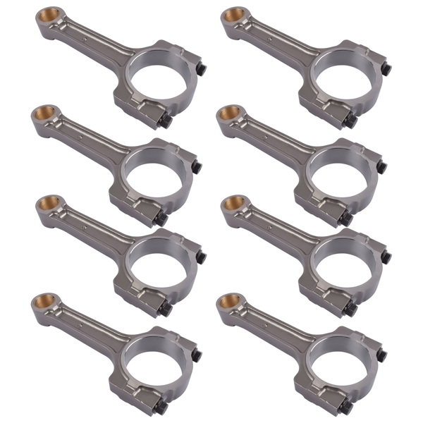 连杆 Set of 8 Floating Pin Connecting Rod w/ Bushing For GM 5.3L 6.0L LS2 LS3 Gen IV-2