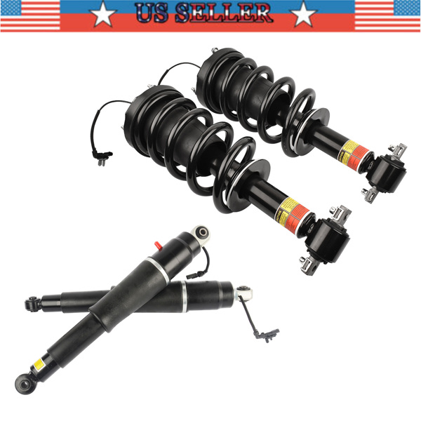  减震器 2 Front Strut Assys + 2 Rear Shock Absorbers for Cadillac Escalade Chevrolet Suburban Tahoe GMC Yukon 2015-2020 84977478 23151122 23290660-7