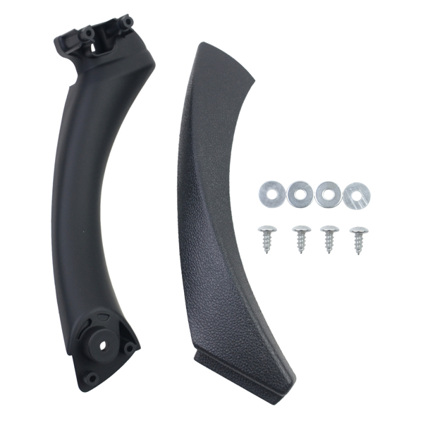 车门把手装饰盖套装 Right Inner&Outer Door Panel Handle Pull Trim Cover for BMW 3' E90, E90 LCI-5