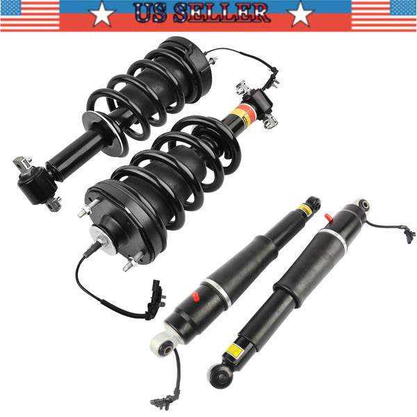  减震器 2 Front Strut Assys + 2 Rear Shock Absorbers for Cadillac Escalade Chevrolet Suburban Tahoe GMC Yukon 2015-2020 84977478 23151122 23290660-4