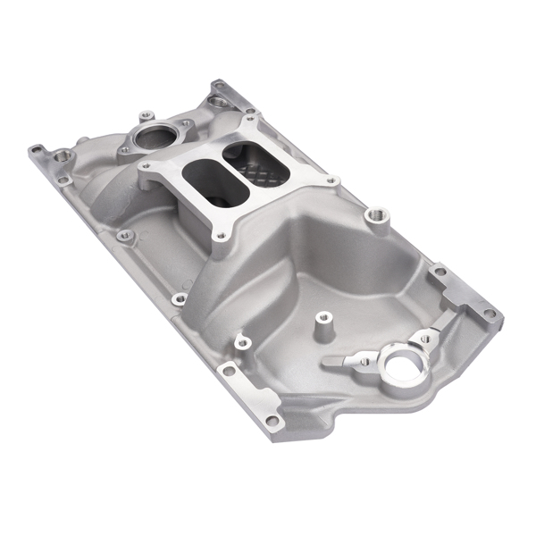 进气歧管 7116 Performer RPM Intake Manifold for Small Block Chevy Vortec Dual Plane 1500-6500 RPM-3