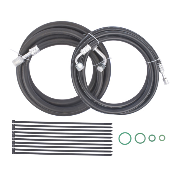 交流管路组空调软管 For Chevrolet Suburban 1500 Tahoe GMC Yukon 1994-1999 Rear Aux A/C Hoses Lines Kit 15006283-3