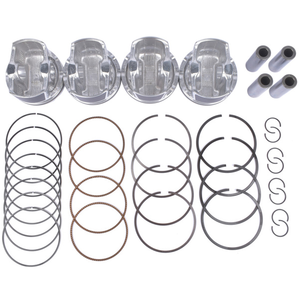 活塞套装 4 x Piston & Rings Kit For Kia Soul Forte Forte5 Hyundai Tucson Elantra 2.0L L4 2014-2018-1