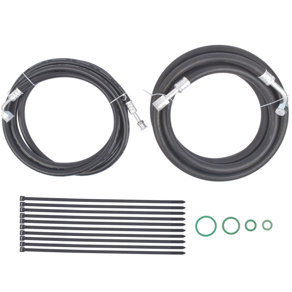 交流管路组空调软管 For Chevrolet Suburban 1500 Tahoe GMC Yukon 1994-1999 Rear Aux A/C Hoses Lines Kit 15006283-1