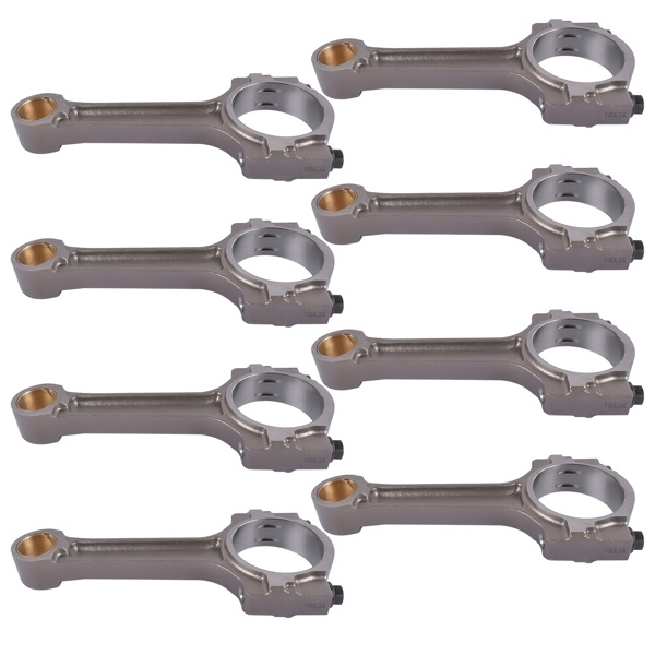 连杆 Set of 8 Floating Pin Connecting Rod w/ Bushing For GM 5.3L 6.0L LS2 LS3 Gen IV-7