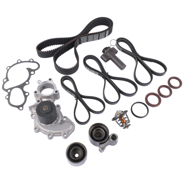 发动机正时皮带修理包 Timing Belt Kit W/ Water Pump for Toyota T100 Tacoma Tundra 4Runner 5VZFE 3.4L 1350362040 1350562070-2