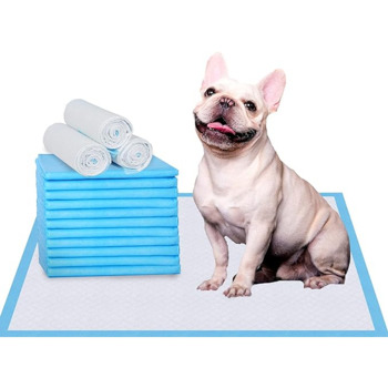 超吸水防水狗狗幼犬宠物训练垫，家庭必备宠物垫，200张，24寸X18寸，蓝色，50包，共4包（周末不发货，禁售亚马逊）