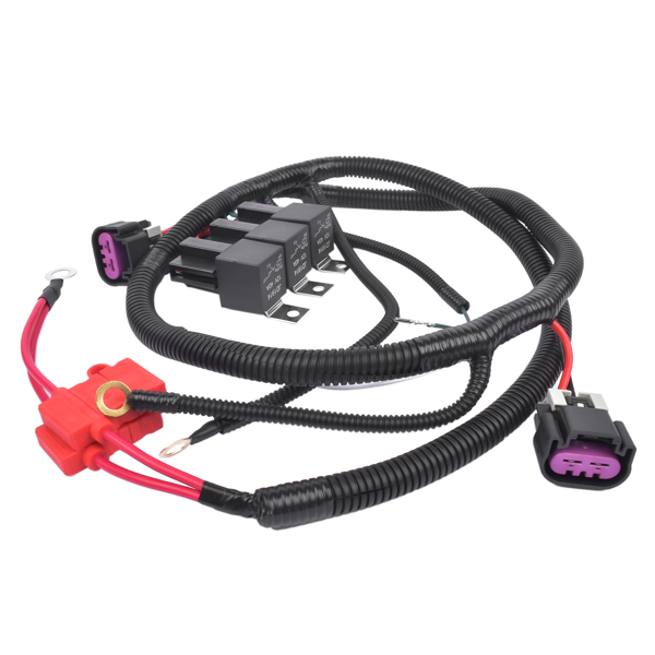 电子扇线束 Dual Electric Fan Upgrade Wiring Harness For 1999–2006 ECU Control GM Silverado-7