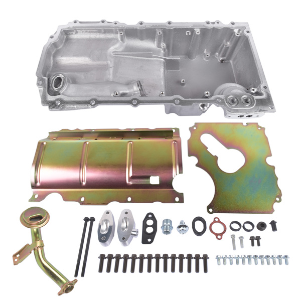 油底壳 For Chevy LT Swap Retro-Fit Rear Sump Aluminum Oil Pan Kit & Pickup Tube 302-20-7