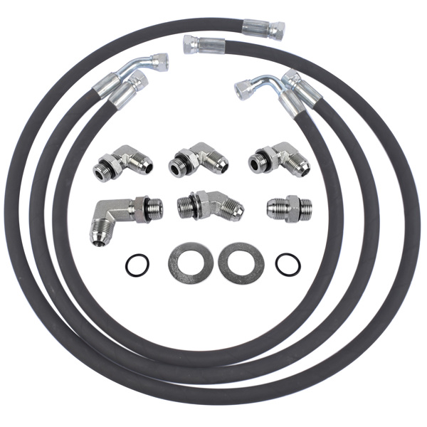 变速箱冷却管 Transmission Cooler Lines/Hoses For 2006-2010 Chevy & GMC 2500 & 3500 Applications with 6.6L LLY LBZ & LMM Duramax Diesel Engine-5