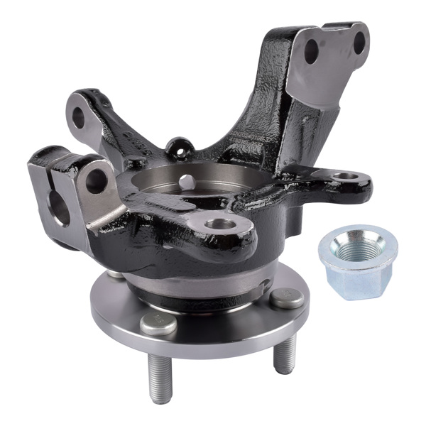转向节总成 Front Left LH Wheel Hub Bearing Knuckle Assembly Fits for Nissan Versa 1.6 S SL SV Note 1.6L L4 2014-2019 BR935009LK 9530100-1