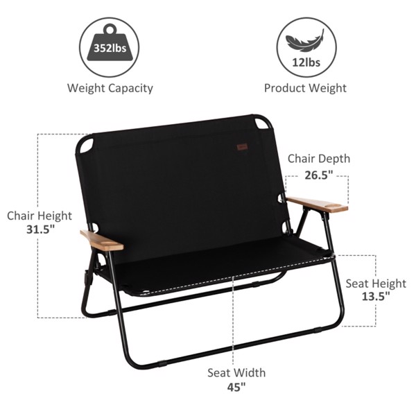 Folding Camping Chairs / beach chair ( Amazon Shipping)（Prohibited by WalMart）-3