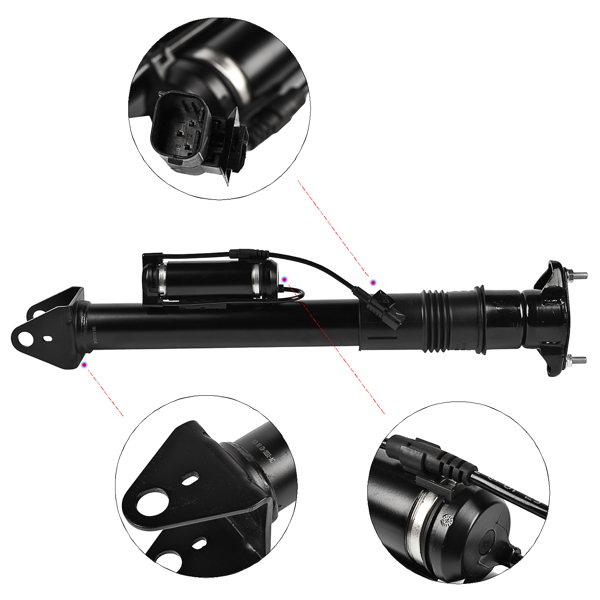 减震器 Rear Air Suspension Shock Strut w/ ADS For Mercedes-Benz X164 GL320 GL350 GL550 W164 ML320 ML350 ML550 1643200731 1643202031 1643202731-1